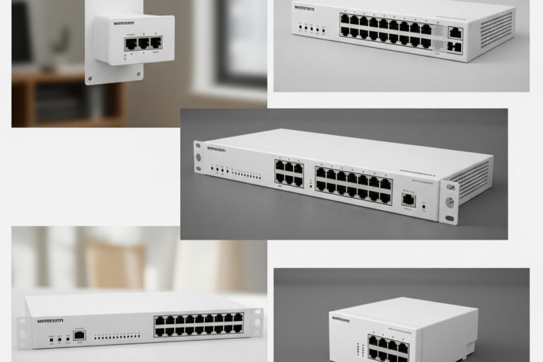Development of Smart Reverse PoE Ethernet Switches with Remote Management